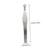 COLLBATH 1PC Stainless Steel Nose Hair Trimming Tool Ergonomic Manual Nasal Hair Clip Remover for Men Women Brow Trimming Scissors Durable Design for Comfortable Grooming view 2