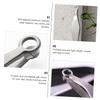 COLLBATH 1PC Stainless Steel Nose Hair Trimming Tool Ergonomic Manual Nasal Hair Clip Remover for Men Women Brow Trimming Scissors Durable Design for Comfortable Grooming view 4