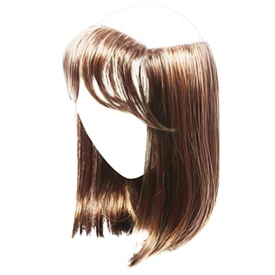 Gabor Under Cover Halo Hair Piece Designed to Wear Under Your Hat, Shoulder Length Straight Hairpiece With Detachable Bangs, GF6/30 Copper Mahogany