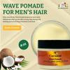 Black Lavish Essentials Ultra-Smooth 360 Wave Pomade, 4oz Coconut Hair Butter, Strong Hold Non-Greasy Hair Styling Cream for Deep Waves, Shea and Mango Butter Natural (Coconut 360 Pomade, 4oz) view 2