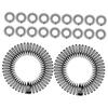 Didiseaon 20pcs Elastic Hair Comb Headbands Flexible Clips for All Hair Types Invisible Combs for Effortless Styling and Convenient Portability view 1