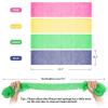 2 Pieces African Net Sponge, African Exfoliating Net Rip-Resistant Loofah Exfoliating, Body Back Scrubber for Shower, Long Nylon Exfoliating Back Washcloth Towel for All Skin Daily Use view 2