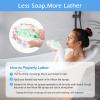 2 Pieces African Net Sponge, African Exfoliating Net Rip-Resistant Loofah Exfoliating, Body Back Scrubber for Shower, Long Nylon Exfoliating Back Washcloth Towel for All Skin Daily Use view 4
