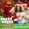50 Pcs Christmas Lip Balm Bulk Lip Care Moisturizing and Nourishing Lip Balm Christian Religious Holiday Party Gift for Women Girls Coworkers (Green and Red) view 4