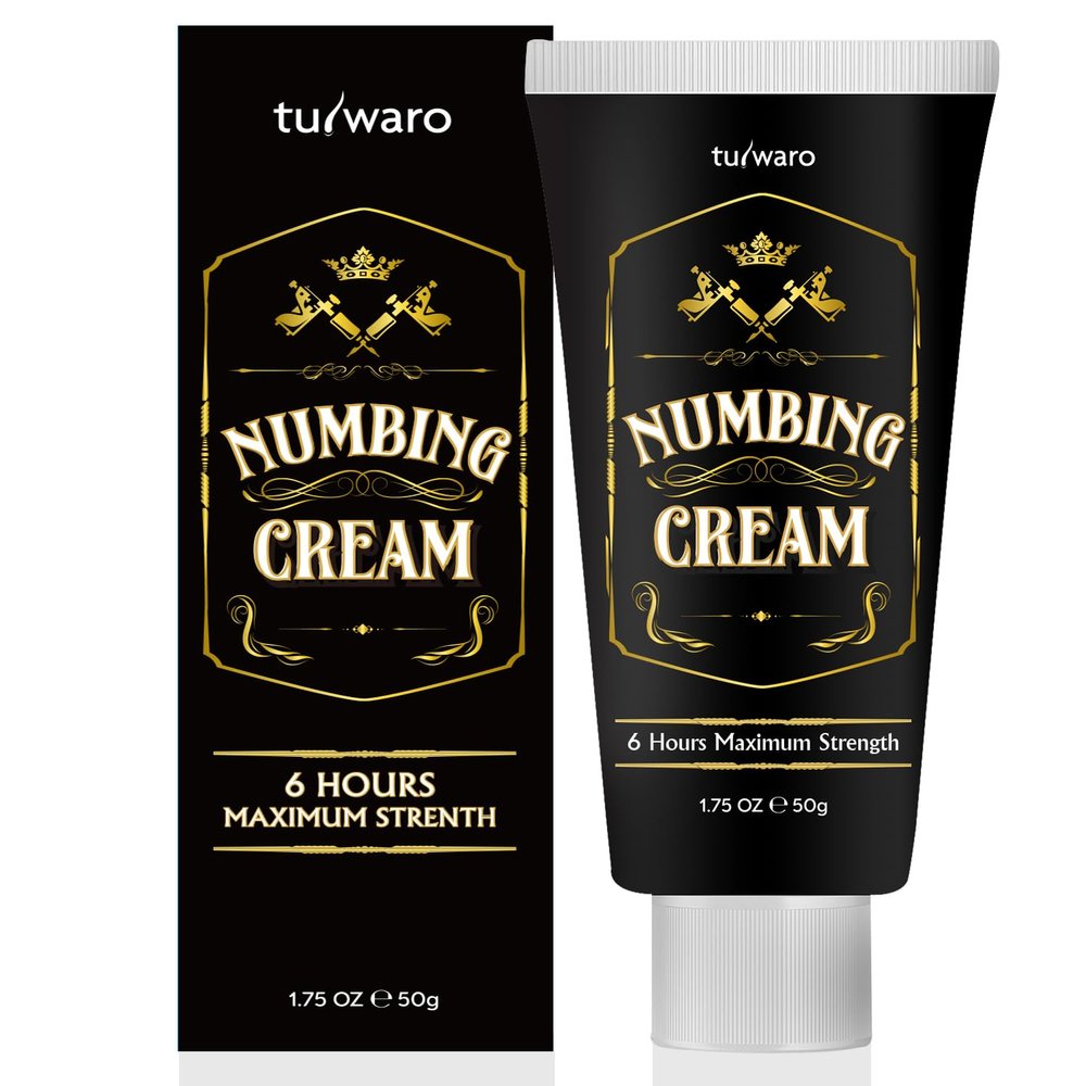 tuiwaro Numbing Cream Maximum Strength: Numbing Cream Extra Strength with Emu Oil and Arnica 50ml