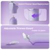 Bikini Trimmer for Women, 3 in 1 Electric Razors for Women - Cordless Body Shaver for Trip - IPX7 Waterproof with LED Display, Ceramic Blade, Rechargeable Lady Trimmer for Underarm Body Leg Face view 3