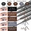 12 Pcs Eye Brow Pencil for Women Light Brown,Waterproof Eyebrow Pencil Retractable Ultra Fine Professional Brow Pencil,Long Lasting Tinted Gel Micro Eyebrow Pen for Define Fill Tiny Brow Eye Makeup-02 view 3