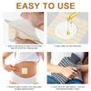 40Pcs Castor Oil Patches 2.75" Disposable Spunlace Belly Button Patch No-Wash Castor Oil Wraps Pads for Stomach view 4
