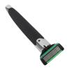 Brrnoo Metal Safety Beard Trimmer, 7 Layer Manual Beard Trimmer, Rotating Cutter Head Contours, Safety Shaver with Cutter Head view 2