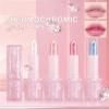 FHBWQY Pink Color Changing Lip Balm Lipstick Diamond Jelly Transparent Gloss Long-Lasting moisturizing Glitter nourishes Lips(W-03) view 3