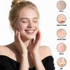 Facial Cleansing Brush, 3in1 Silicone Face Scrubber, Rechargeable Face Spin Brush with Standing Base, 4-Speed Deep Pore Cleansing Brushs, IPX7 Waterproof Facial Exfoliation Brush for Men Women (White) view 4