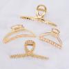 4 Pack Large Metal Hair Clips for Thin to Thick Curly Hair, 4.3 Inch Big Nonslip Gold Color Clamps, Perfect Fashion Jaw Claw Hair Styling Accessories for Women and Girls, Christmas Gifts(Style C) view 4