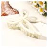 10Pcs Bow Hair Clips for Women, Girls, Sturdy and Durable, 3.94Inch Hair Bows for Thin and Thick, Nonslip, Hair Accessory, Clothing Accessories (Milk White) view 1