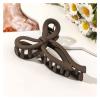 10Pcs Bow Hair Clips for Women, Girls, Sturdy and Durable, 3.94Inch Hair Bows for Thin and Thick, Nonslip, Hair Accessory, Clothing Accessories (Dark Coffee) view 1