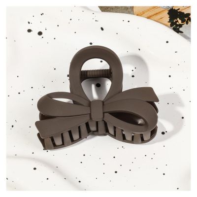 10Pcs Bow Hair Clips for Women, Girls, Sturdy and Durable, 3.15Inch Hair Bows for Thin and Thick, Nonslip, Hair Accessory, Clothing Accessories (Dark Coffee1)