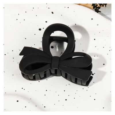 10Pcs Bow Hair Clips for Women, Girls, Sturdy and Durable, 3.15Inch Hair Bows for Thin and Thick, Nonslip, Hair Accessory, Clothing Accessories (Black2)
