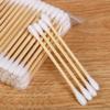 300 Pack 2.9 Inch Twin-Tip Bamboo Cotton Swabs - 600 Hypoallergenic Tips for Craft Detailing, and Precision Cleaning view 1