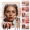 24-Color Eyeshadow Palette - 5-Layer Book-Style Makeup Palette with 67 Pro Shades, Eyeshadow, Blush, Contour, Highlighter, Lipstick In One Travel Friendly Makeup Palette Book (B) view 1