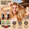 Batana Oil Shampoo and Conditioner Set - Thickening, Sulfate Free Formula for Women and Men - Volumizing, Moisturizing, Professional Salon Care Products for Fine, Thinning Hair - 16 Fl Oz (Pack of 2) view 3