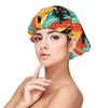 Silk Bonnet for Sleeping Women Men, Colorful Tropical Plants Print Soft Adjustable Elastic Satin Bonnet for Sleeping, Comfy Similar Silk Curly Hair for Sleep view 1