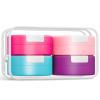 Gemice Travel Containers for Toiletries, Magnetic Travel Containers, TSA Approved Cream Jars with Toiletry Bag, Leak-proof Small 1oz Capsules Set with Multiple Labels for Organization (4 Pack) view 1