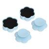 2PCS Silicone Makeup Brush Cleaning Sponge, Portable Multifunctional Mat with Textured Pattern, Effective Brush Color Removal for Thorough Cleaning, Includes Suction Cup Cover view 4