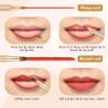 2Pcs Retractable Lip Brush for Lipstick, Double-ended Retractable Lipstick Brush with Cap, for Lip Gloss Travel Applicator (Silver, Gold) view 4