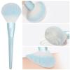 10 Pcs Makeup Brush Set | Skilled Synthetic Brushes for Powder/Highlight/Eyeshadow | Gentle Fibers with Travel Case | Non - Shedding Cosmetic Brush Kit view 4