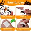 10 Sheets YEFIUO Halloween Temporary Tattoos Set,Halloween Party Face Body Decorations,Prank Makeup Pumpkin Skeleton Mini Fake Tattoo Stickers for Kids Adults Halloween Rave Decor,Water Transfer Print view 4