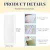 BOROLA Disposable Portable Non-Woven Hair Removal Strips 1.3x4 Inches for Beauty Body Care, Beeswax Special White Paper10 Pcs view 2