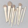 10 Wooden Handle Makeup Brush Set, Large Powder Base, Eye Shadow, Blush, High Gloss Makeup Brush view 3