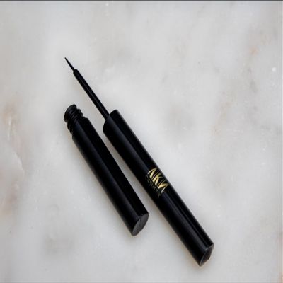 A|K| Cosmetix Sinner Liquid Eyeliner, Black, Water-Resistant, Long-Lasting, Smudge-Proof, Vegan, Paraben-Free, Precision Brush Tip