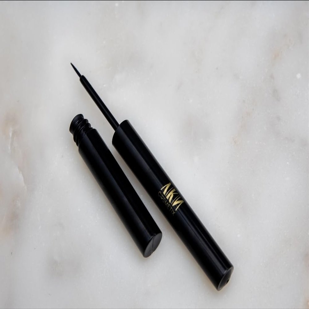 A|K| Cosmetix Sinner Liquid Eyeliner, Black, Water-Resistant, Long-Lasting, Smudge-Proof, Vegan, Paraben-Free, Precision Brush Tip