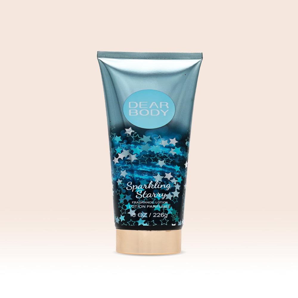 Body Butter Mousse for Women 8 oz / 226 g  Ultra-Moist & Smooth Whipped Body Cream  Fast-Absorbing Daily Moisturizer with Lavender, Rosemary, Sea Water & Woody-Floral Symphony (Sparkling Starry)