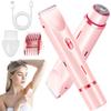 Bikini Trimmer for Women, 2 in 1 Electric Razors for Women, Dermave Bikini Shaver, IPX7 Waterproof & Easy Cleaning, Ceramic Blade, 120 Min Cordless Runtime, Ultra Low Silent view 1