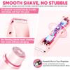 Bikini Trimmer for Women, 2 in 1 Electric Razors for Women, Dermave Bikini Shaver, IPX7 Waterproof & Easy Cleaning, Ceramic Blade, 120 Min Cordless Runtime, Ultra Low Silent view 3