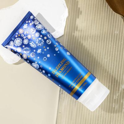 Body Butter Mousse for Women 8 oz / 226 g  Hydrating & Nourishing Body Cream  Non-Greasy, Whipped Moisturizer with Fresh Citrus, Coconut Milk & Floral Notes  Daily Body Glaze (Dazzling Diamond)