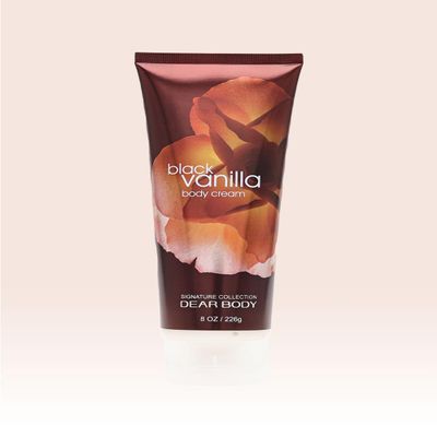 Body Butter Mousse for Women 8 oz / 226 g Hydrating & Nourishing Whipped Body Cream Non-Greasy Daily Body Glaze & Skin Moisturizer with Almond, Plum, Jasmine & Vanilla (Black Vanilla)
