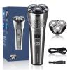 Electric Razor for Men with an Extra Head,Waterproof Electric Shaver, Rechargeable Cordless Shavers,USB-C Fast Charging,LED Display,Wet/Dry view 1