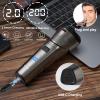 Electric Razor for Men with an Extra Head,Waterproof Electric Shaver, Rechargeable Cordless Shavers,USB-C Fast Charging,LED Display,Wet/Dry view 4