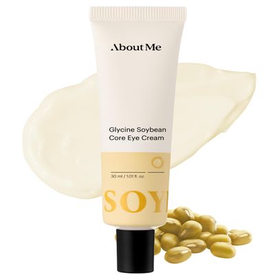 About Me Glycine Soybean Core Eye Cream  Korean Multi-Zone Eye Treatment for All Skin Types  Daily Firming Care with Concentrated Soy Protein & 13 Peptides  Korean Skin Care  0.51oz, 15ml