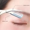 Eyebrow Scissors With Comb, Eyebrow Trimmer For Men, Stainless Steel Trimmer Scissor, With Comb For Facial Hair Removal, Grooming Shaping Shaver, Cosmetic Makeup Access Kits view 3