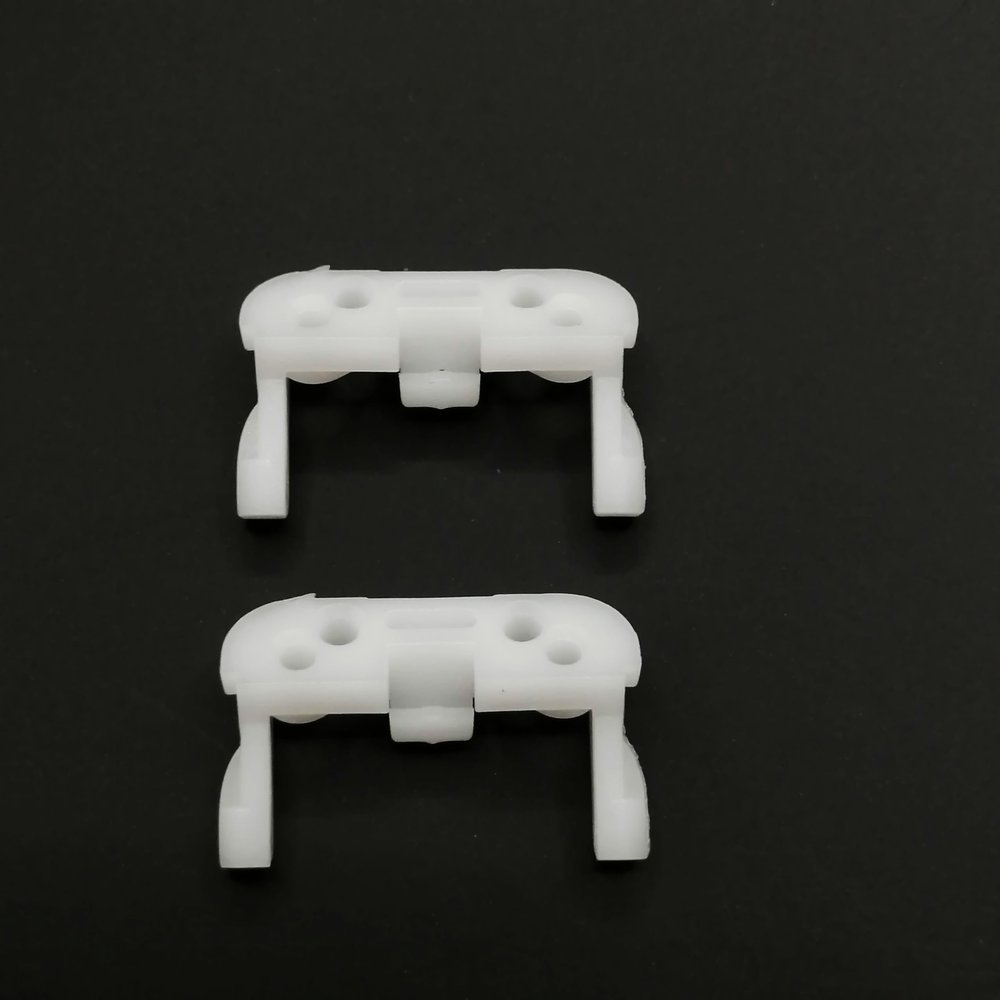 2X White Shaver Blade Backing Plastic Piece scparts Replacement For Razor 9867-100 9869 9876 9876L 9880 9880L 9884 9884L 9885