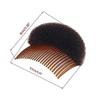 1PC Volume Hair Styling Clip Bun Maker Hair Insert Tool Multifunctional Accessories With Comb For Instantly Hairstyle(Brown) view 3
