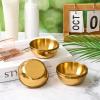 Teenyyou 18 Pcs 3.23 in Face Mask Mixing Bowl, Stainless Steel, Gold view 3