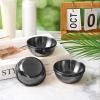 Teenyyou 12 Pcs 3.23 in Face Mask Mixing Bowl, Stainless Steel, Black view 4