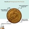 8.81oz Natural Pomegranate Peel Powder, 250 GM, For Skin and Hair Care view 2