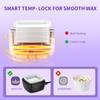 Nose Wax Kit Men, Nose Ear Hair Waxing Kit for Men and Women with 120g Wax, 65 Sticks, Nose Ear Hair Removal Kit, USB Fast Heat, Smart Constant Temp, Multi-Accessories, Black view 3