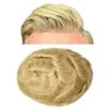 Hair Wonders Fine Mono Mens Toupee Hair Replacement System For Men Lace Front Hairpiece for Men Hair System Mens Hairpieces (#22R Light Blonde, 8x10-120% Light Medium Density) view 1