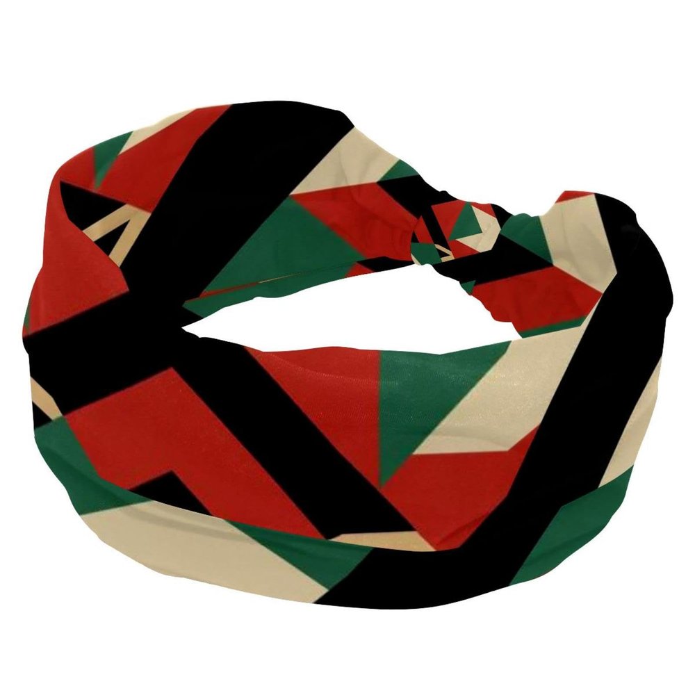 otnrnondcl Palestine Headbands for Women, Fashion Knotted Headband Wide Hairband Girls Hair Accessories